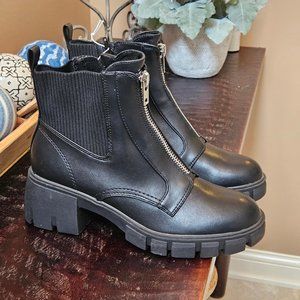 NWT Falls Creek Women's Mia Faux Leather Boots, Black, Sz 10